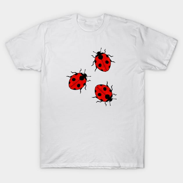 Ladybugs T-Shirt by Abby Venture